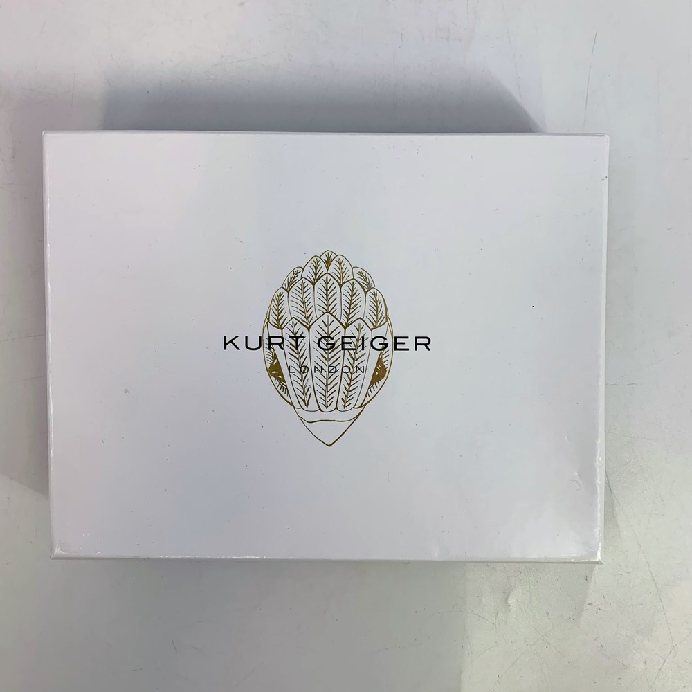 Kurt Geiger London Triple Pouch Set Gold‎ Comb Metallic Wallets Card Case